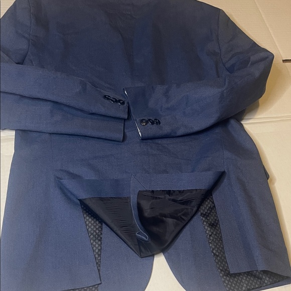 Men's Blue Blazer - Picture 7 of 8